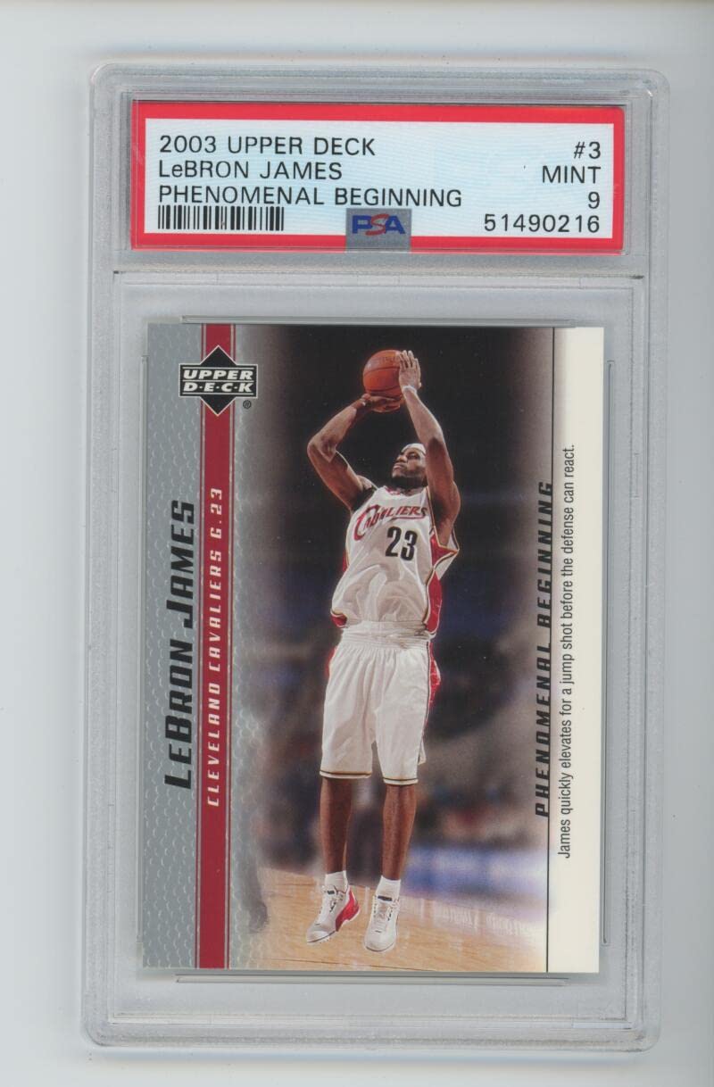 Amazon.com: 2003-04 Upper Deck Phenomenal Beginning #3 Lebron